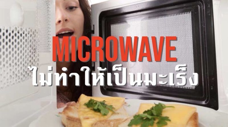 อุ่นอาหารด้วย microwave ไม่ได้ทำให้เป็นมะเร็ง