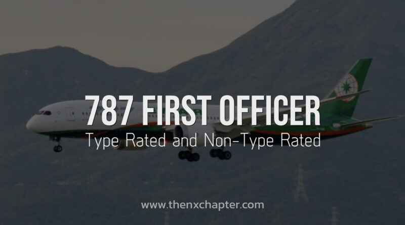 EVA Air เปิดรับสมัครนักบินผู้ช่วย (First Officer) เครื่องแบบ B787 Type Rated and Non-Type Rated