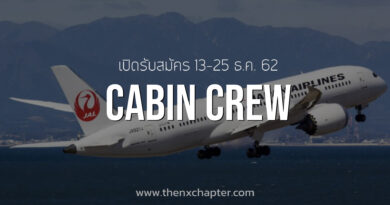 Japan Airlines เปิดรับสมัคร Cabin Attendant ตั้งแต่วันที่ 13-25 ธันวาคม