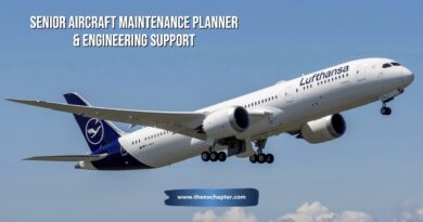 Lufthansa เปิดรับสมัครตำแหน่ง Senior Aircraft Maintenance Planner & Engineering Support วุฒิ ป.ตรี วิศวกรรมการบิน อวกาศ หรือสาขาที่เกี่ยวข้อง มีประสบการณ์ด้านวิศวกรรมอากาศยานอย่างน้อย 5 ปี มีความรู้ด้านอุตสาหกรรมการบิน ข้อกำหนดด้านความสมควรเดินอากาศ (EASA/FAA) และเข้าใจงานวางแผนซ่อมบำรุง ใช้ระบบ AMOS ได้จะพิจารณาเป็นพิเศษ ขอ TOEIC 850 คะแนนขึ้นไป