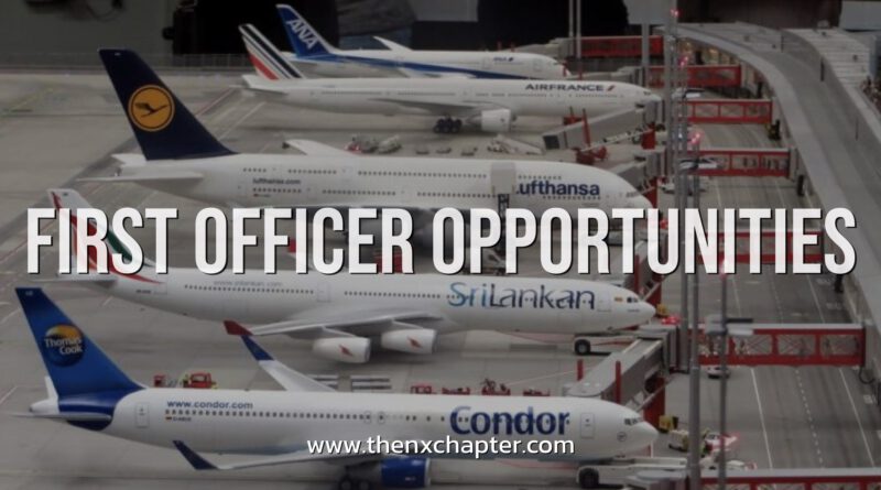 First Officer Opportunities! Rishworth Aviation ต้องการนักบินผู้ช่วยเครื่องหลากหลายแบบ ด่วน!