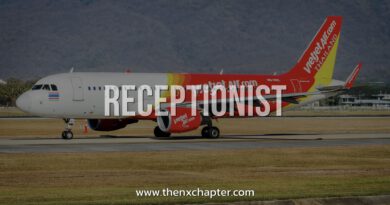 Thai Vietjet Air รับสมัคร Receptionist ประสบการณ์ 1 ปี