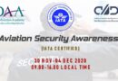 สถาบันการบิน มหาวิทยาลัยธุรกิจบัณฑิตย์ (DAA) เปิดหลักสูตร IATA: Aviation Security Awareness (AVSEC) รุ่นที่ 7