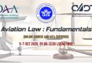 สถาบันการบิน มหาวิทยาลัยธุรกิจบัณฑิตย์ (DAA) เปิดหลักสูตรOnline “Aviation Law: Fundamentals” รุ่นที่ 2