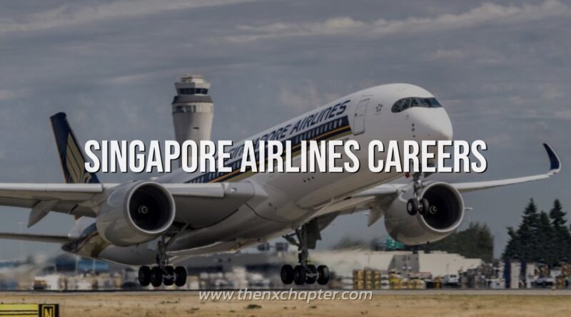 ายการบิน Singapore Airlines รับสมัครพนักงานจำนวนมาก หลายตำแหน่ง ไม่จำกัดสัญชาติ ทำงานที่สิงคโปร์