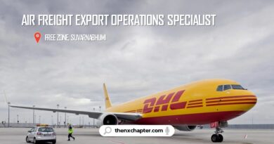 บริษัท DHL เปิดรับสมัครพนักงานตำแหน่ง Air Freight Export Operations Specialist ทำงานบริเวณ Free Zone ท่าอากาศยานสุวรรณภูมิ