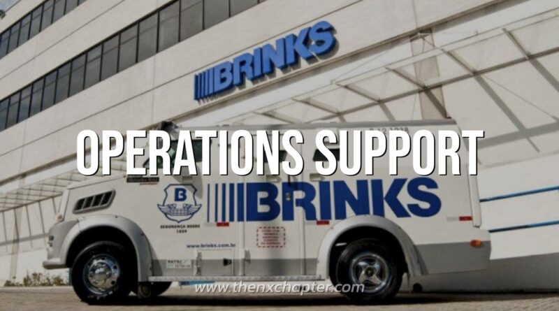 Brink’s Security (Thailand) Limited เปิดรับสมัครพนักงานตำแหน่ง Operations Support ประจำที่นิคมอุตสาหกรรมอัญธานี เจมโมโปลิส