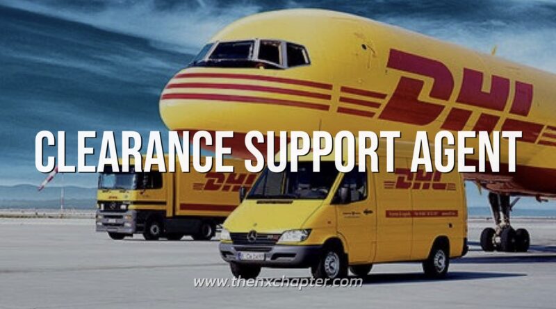 DHL Express เปิดรับสมัครพนักงานตำแหน่ง Clearance Support Agent (Import) ทำงานที่สุวรรณภูมิ
