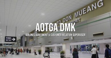 AOTGA ดอนเมือง เปิดรับหัวหน้าส่วนสัญญาสายการบินและลูกค้าสัมพันธ์ 12-31 ม.ค. นี้
