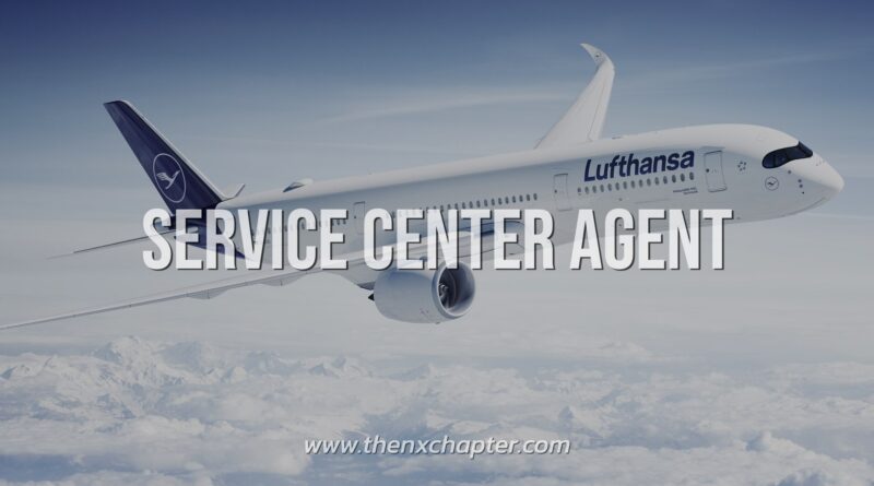 บริษัท Lufthansa Services (Thailand) เปิดรับสมัครพนักงานตำแหน่ง Service Center Agent ขอคะแนน TOEIC 650 คะแนนขึ้นไป