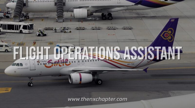 Thai Smile เปิดรับ Flight Operations Assistant ปิดรับ 31 ม.ค. 65