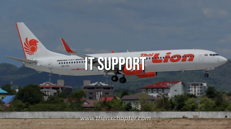 Thai Lion Air เปิดรับสมัคร IT Support