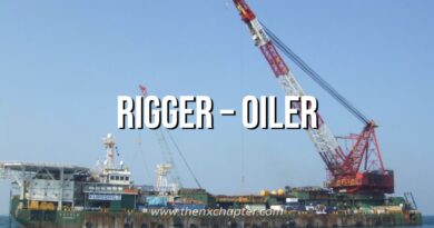 เปิดรับสมัคร Rigger / Oiler