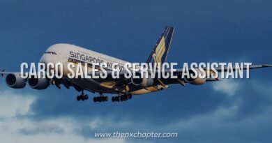 ดยอดสายการบินอันดับ Top 5 ของโลก Singapore Airlines เปิดรับสมัครพนักงาน ตำแหน่ง Cargo Sales & Services Assistant