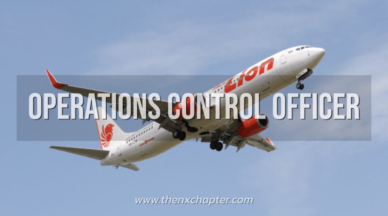 สายการบิน Thai Lion Air เปิดรับสมัคร Operations Control Officer
