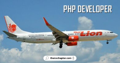 สายการบิน Thai Lion Air เปิดรับสมัครตำแหน่ง Software Developer Officer (PHP Developer) อายุ 22-35 ปี ประสบการณ์ 1 ปี PHP