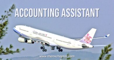 China Airlines เปิดรับสมัคร Accounting Assistant ขอ TOEIC 550+ ด่วน!