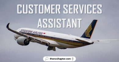 งานสายการบิน มาใหม่ สายการบิน Singapore Airlines เปิดรับสมัครตำแหน่ง Customer Services Assistant (Airport Operations) ทำงานที่สนามบินภูเก็ต