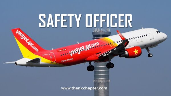 งานสายการบิน มาใหม่ สายการบิน Thai Vietjet Air เปิดรับสมัครตำแหน่ง Safety Officer