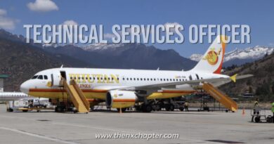 งานสายการบิน มาใหม่ สายการบิน Bhutan Airlines (ภูฏานแอร์ไลน์) เปิดรับสมัครพนักงานตำแหน่ง Technical Services Officer จำนวน 1 อัตรา ทำงานที่สนามบินสุวรรณภูมิ