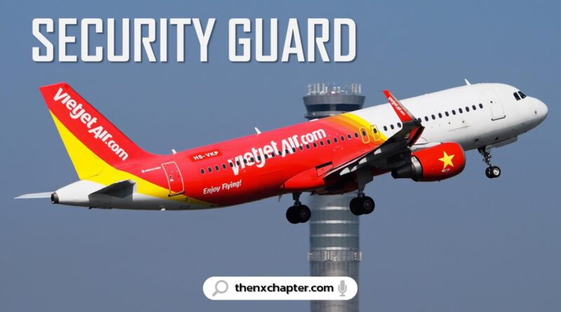 งานสายการบิน มาใหม่ สายการบินนกแอร์ Thai Vietjet Air เปิดรับสมัครพนักงานตำแหน่ง Security Guard กรุณาระบุสนามบินที่ต้องการสมัครใน Resume (สุวรรณภูมิ, เชียงราย, เชียงใหม่, หาดใหญ่, ภูเก็ต, กระบี่, นครศรีธรรมราช, สุราษฎร์ธานี, อุดรธานี)