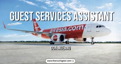 สายการบิน Thai AirAsia เปิดรับสมัครตำแหน่ง Guest Services Assistant ทำงานที่สนามบินดอนเมือง