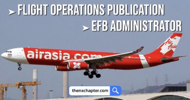 งานสายการบิน มาใหม่ สายการบิน Thai AirAsia X เปิดรับสมัครพนักงานตำแหน่ง Flight Operations Publication / EFB Administrator