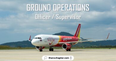 งานสายการบิน มาใหม่ สายการบิน Thai Vietjet เปิดรับสมัครพนักงานตำแหน่ง Ground Operations Officer / Supervisor ทำงานที่สนามบินสุวรรณภูมิ / เชียงใหม่ / นครศรีธรรมราช / สุราษฎร์ธานี / ภูเก็ต ขอ TOEIC 550+