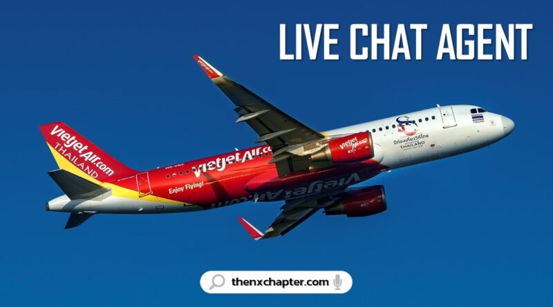 งานสายการบิน มาใหม่ สายการบิน Thai Vietjet โดย SkyFUN บริษัทในเครือสายการบินไทยเวียตเจ็ทแอร์ เปิดรับสมัครพนักงานตำแหน่ง Live Chat agent สัญญา 6 เดือน ขอ TOEIC 550 คะแนนขึ้นไป
