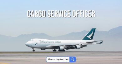 งานขนส่งสินค้าทางอากาศ Logistics สายการบิน Cathay Pacific เปิดรับสมัครตำแหน่ง Cargo Services Officer