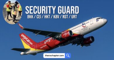 งานสายการบิน มาใหม่ สายการบิน Thai Vietjet เปิดรับสมัครตำแหน่ง Security Guard ที่สนามบินสุวรรณภูมิ, เชียงราย, ภูเก็ต, กระบี่, นครศรีธรรมราช และสุราษฎร์ธานี (ผู้สมัครต้องระบุสนามบินที่ต้องการปฏิบัติงานลงใน Resume)