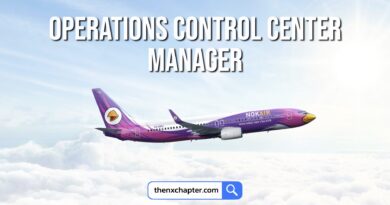 งานสายการบิน มาใหม่ สายการบิน Nok Air เปิดรับสมัคร Operations Control Center Manager ขอประสบการณ์ 8 ปีด้านงานบริหารการบิน