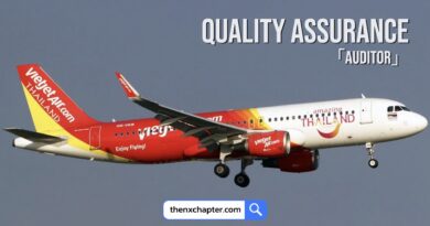 งานสายการบิน มาใหม่ สายการบิน Thai Vietjet เปิดรับสมัครตำแหน่ง Quality Assurance Officer (Auditor) ทำงานที่สนามบินสุวรรณภูมิ เงินเดือน 18,000-25,000 บาท