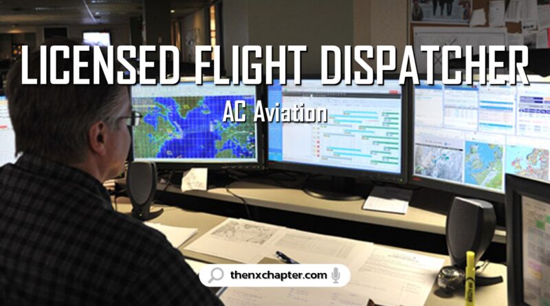บริษัท AC Aviation จำกัด หรือ Bangkok Jet เปิดรับสมัครตำแหน่ง Licensed Flight Dispatcher จำนวน 3 อัตรา ขอ TOEIC 650 คะแนนขึ้นไป