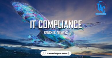 สายการบิน Bangkok Airways เปิดรับสมัครพนักงานตำแหน่ง IT Compliance ทำงานที่สำนักงานใหญ่ ขอ TOEIC 550 คะแนนขึ้นไป
