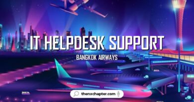สายการบิน Bangkok Airways เปิดรับสมัครพนักงานตำแหน่ง IT Helpdesk Support ทำงานที่สำนักงานใหญ่ ขอ TOEIC 550 คะแนนขึ้นไป
