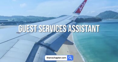 งานสายการบิน มาใหม่ สายการบิน Thai AirAsia เปิดรับสมัครตำแหน่ง Guest Services Assistant ทำงานที่สนามบินภูเก็ต ขอ TOEIC 600 คะแนนขึ้นไป