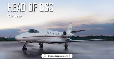งานสายการบิน มาใหม่ บริษัท VIP Jets สายการบินที่ให้บริการเที่ยวบิน Charter Flight และ Medevac Flight เปิดรับสมัครตำแหน่ง Head of QSS (Quality Assurance / Safety / Security)
