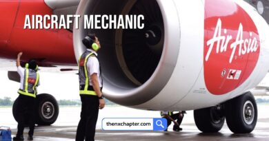 สายการบิน Thai AirAsia เปิดรับตำแหน่ง Aircraft Mechanic วุฒิปวส.-ป.ตรี ขอ TOEIC 400 คะแนนขึ้นไป ทำงานที่สนามบินดอนเมือง สุวรรณภูมิ และภูเก็ต
