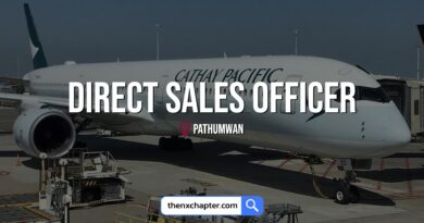 งานสายการบิน มาใหม่ สายการบิน Cathay Pacific เปิดรับสมัครตำแหน่ง Direct Sales Officer ทำงานที่ปทุมวัน