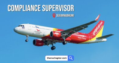 งานสายการบิน มาใหม่ สายการบิน Thai Vietjet เปิดรับสมัครตำแหน่ง Compliance Supervisor ที่สนามบินสุวรรณภูมิ