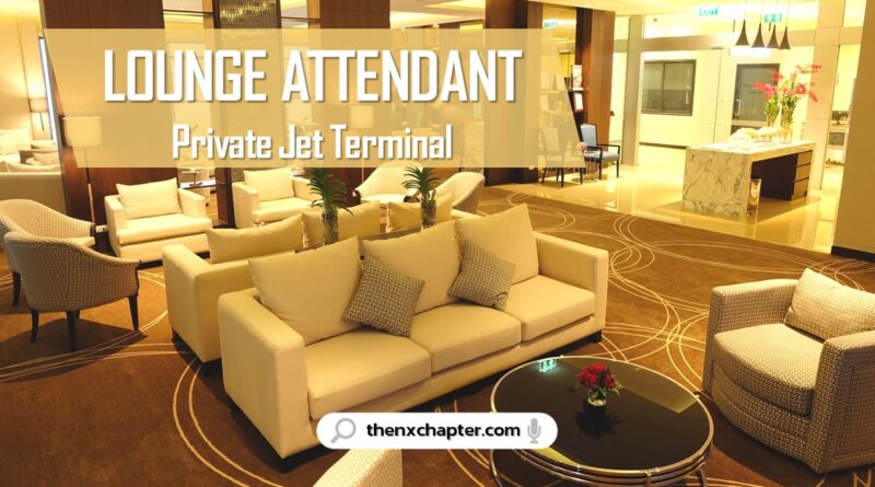 งานการบิน มาใหม่ MJETS เปิดรับสมัครพนักงานตำแหน่ง Lounge Attendant รับเฉพาะผู้หญิงเท่านั้น ทำงานที่สนามบินดอนเมือง Private Jet Terminal