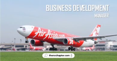 งานสายการบิน มาใหม่ สายการบิน Thai AirAsia เปิดรับสมัครตำแหน่ง Business Development Manager