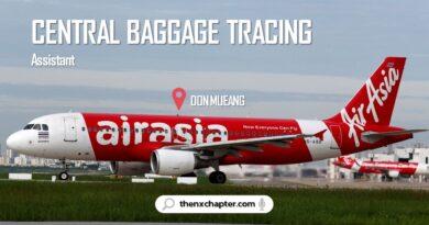 งานสายการบิน มาใหม่ สายการบิน Thai AirAsia เปิดรับสมัครตำแหน่ง Central Baggage Tracing Assistant ใช้ TOEIC 550 คะแนนขึ้นไป ทำงานที่สนามบินดอนเมือง