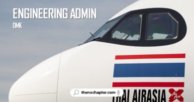 งานสายการบิน มาใหม่ สายการบิน Thai AirAsia เปิดรับสมัครตำแหน่ง Engineering Administrator ทำงานที่สนามบินดอนเมือง