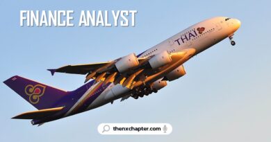งานสายการบิน มาใหม่ Thai Airways การบินไทย เปิดรับสมัครตำแหน่ง Finance Analyst ใช้ TOEIC 500 คะแนนขึ้นไป ปิดรับสมัคร 31 กรกฎาคมนี้