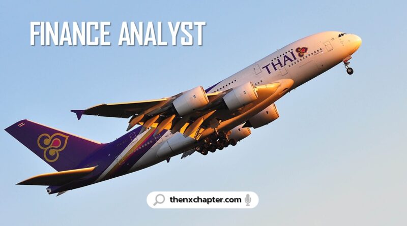 งานสายการบิน มาใหม่ Thai Airways การบินไทย เปิดรับสมัครตำแหน่ง Finance Analyst ใช้ TOEIC 500 คะแนนขึ้นไป ปิดรับสมัคร 31 กรกฎาคมนี้