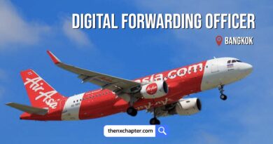 งานสายการบิน มาใหม่ สายการบิน AirAsia เปิดรับสมัครตำแหน่ง Digital Forwarding Officer