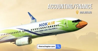 งานสายการบิน มาใหม่ สายการบิน Nok Air เปิดรับสมัครตำแหน่ง Accounting/Finance Officer ทำงานที่ดอนเมือง
