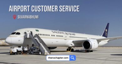 งานสายการบิน มาใหม่ สายการบิน Saudia Airlines เปิดรับสมัครตำแหน่ง Airport Customer Services Representative ทำงานที่สนามบินสุวรรณภูมิ